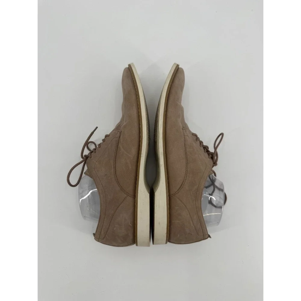 Aldo Mens Taupe Brown Nubuck Derby Shoes Lace Up Dress Casual Size 10 EUR 43